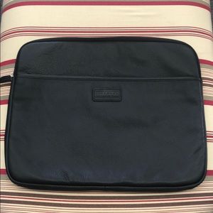 Levenger leather laptop sleeve